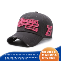 Topi Bisbol Bordir Tambalan Retro yang Dicuci