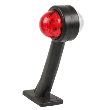 2 inci pusingan double face piranha LED 3+3 diodes trak trak penanda sampingan pelepasan tangkai Lampu Lampu: Penyelesaian pencahayaan kenderaan yang tinggi
