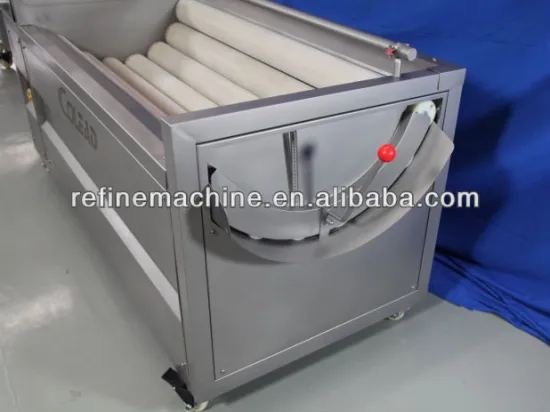 Carrot and potato peeling and washing machine