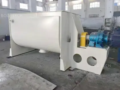 Putty powder mixing machine Horizontal ribbon mixer