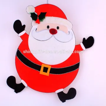 Non-woven christmas dancing santa decoration