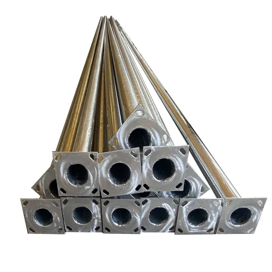 Customized Traffic Rod Production, Hot-Dip Galvanized Q235 High Light Poles