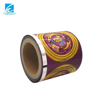 Customized Plastic Lollipop Candy Wrapping Film Roll