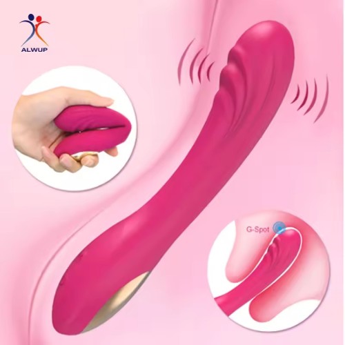 Vibrador de ponto G recarregável com estimulador de clitóris