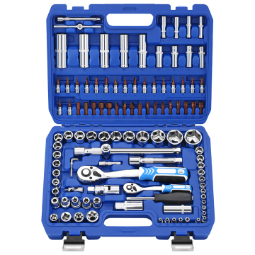 108PCS Universal Torque Head Hand Socket Wrench Set for Auto Repair