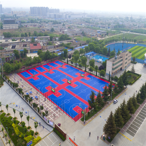 Basketball Court Playing Flooring Outdoor Sports