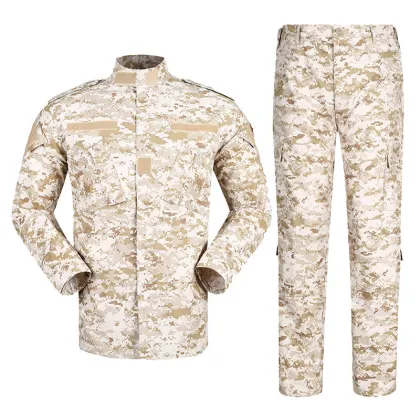 Unisex Woodland Jungle Blue Camouflage Tactical Uniform Sets