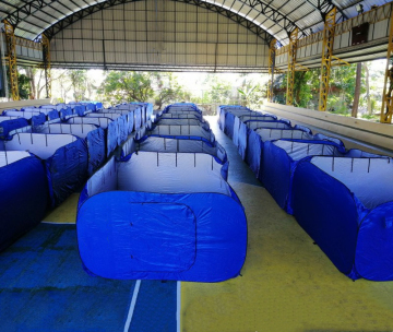 Portable Movable Refugee Cube: Disaster Relief Modular Tent