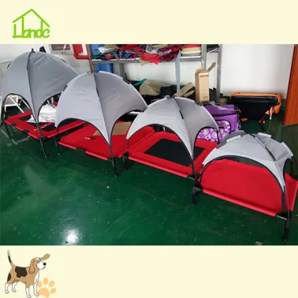 Metal Frame Pet Dog Bed With Waterproof Cover