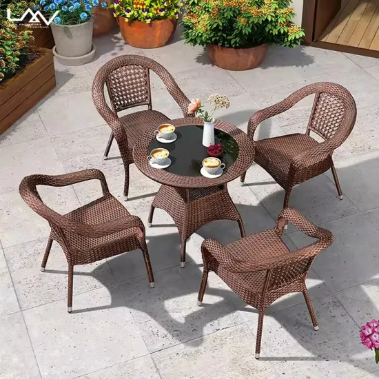 Nordic Outdoor Durable Dining Set for Patios and Balconies