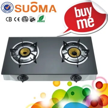 Hot sale 2 burner gas stove/standard double burner gas stove