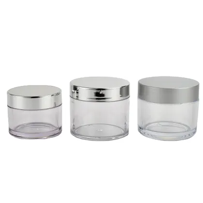Transparent Plastic Jar PETG Plastic Jar For Cosmetics