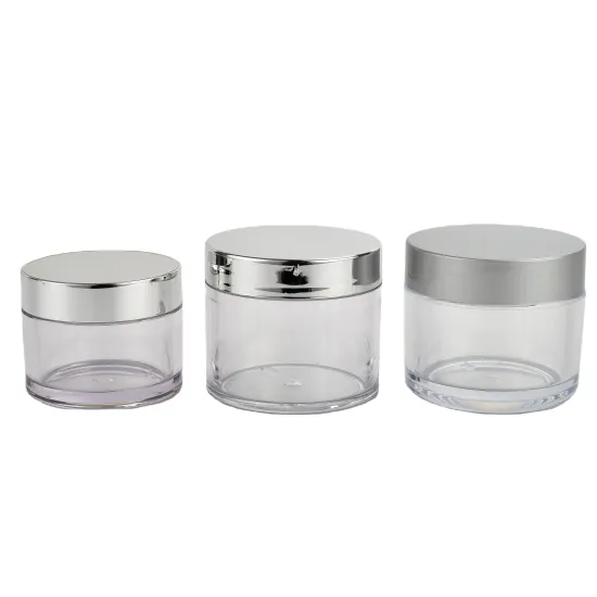 Transparent Plastic Jar PETG Plastic Jar For Cosmetics