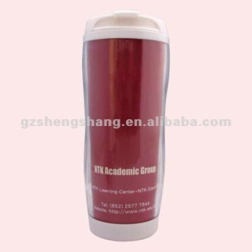 300ml BPA free travel coffee mug, plastic coffee mug with SGS/FDA