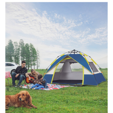 Liquid elastic automatic tent