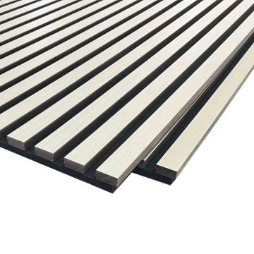 MDF Composite Akupanel Wall Slatted Soundproof Acoustic Slat Panel for Wooden Panel Wall Decor
