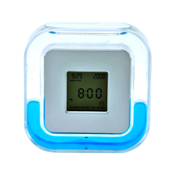 Promotional Plastic Lcd Rotary Clock