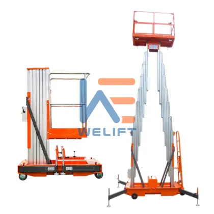 Mobile Electric Lifts: 4m-18m Mast Aluminum Alloy Elevators and Hydraulic Ladders