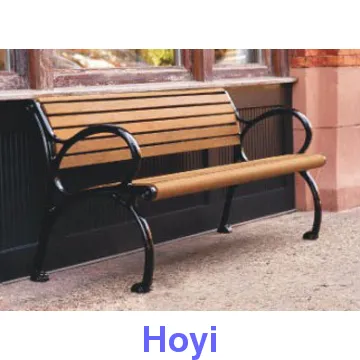 Outdoor public bench with good quality