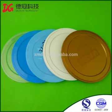Customized Plastic Tin lid for canned food or nutrition powder