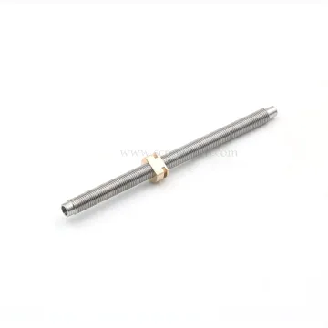Customized Lead Screw M8x1 with Brass Nut for 3D Printer