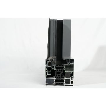Energy saving aluminum sliding door and window frames