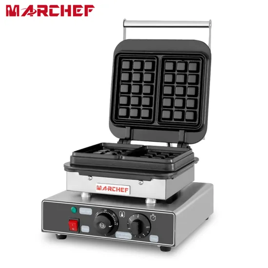 High Quality CE Stainless Steel Non-Stick Commercial Square Sandwich Waffle Maker