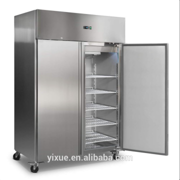 DOUBLE DOOR FRIDGE CHILLER 0-3C MOBILE STAINLESS STEEL