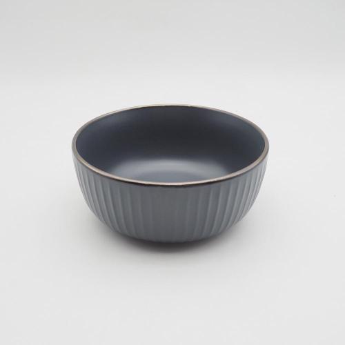 Nieuw ontwerp Deep Blue Emboss Stoneware Dinner Set, steenwerkvoeders sets