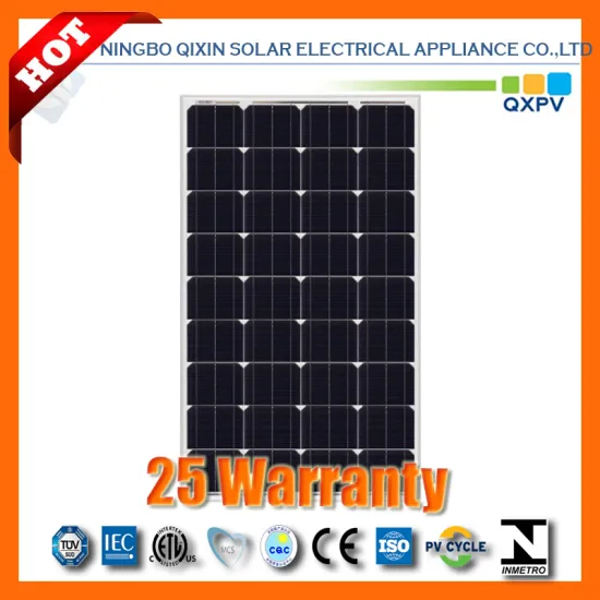 110W 156*156mono-Crystalline Solar Panel