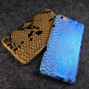 PU Leather Snake Skin phone case for iPhone 6S/6Plus