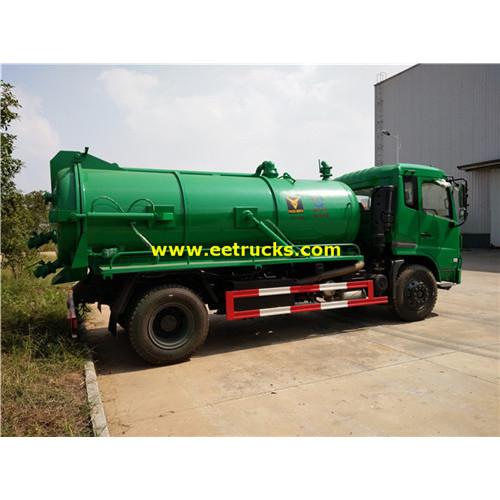 9000L 180HP Sewage Suction Tank Trucks