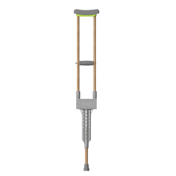 عكازات إبطية خفيفة الوزن وغير قابلة للانزلاق لكبار السن