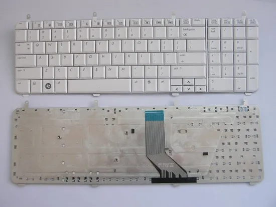 New Original Hp Pavilion Dv7-2000  Laptop Keyboard White - 519265-001