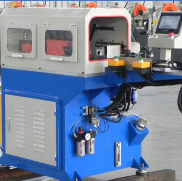 Semi-automatic round metal tube punching machine