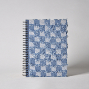 Customizable Hardcover Fabric Spiral Binding Notebook for Students
