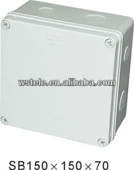 SB 150*150*70 plastic screw Junction Box without cable glands
