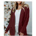 Womens Casual Long Sleeve Cable Sweater Women's Open Front Chunky Knit Cardigans Manufactory