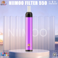 550puffs bút vape dùng một lần với mẹo nhỏ giọt