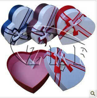 Fashion Heart-Shaped Handmade Paper Gift Box (PGB-015)