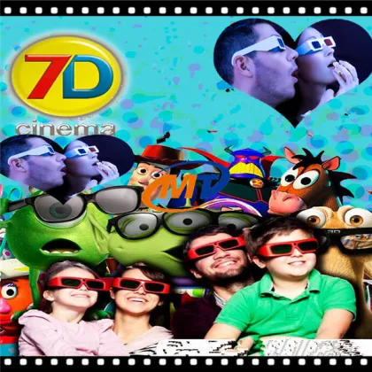 Roller coaster 7D cinema 7D theater 7D simulator