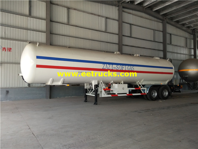 40m3 20tons ASME LPG Delivery Trailers