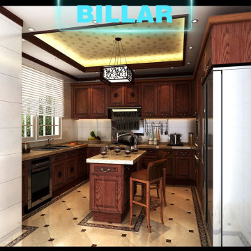 Foshan modular fiber kitchen classical designs