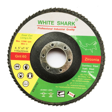 High-Quality Zirconia Sanding Flap Disc 115mm for Metal Abrasive Grinding