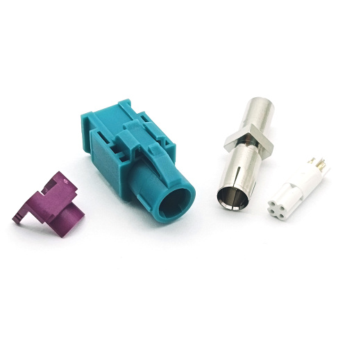 Universal 4 Pole HSD Solder Female Cable Connector