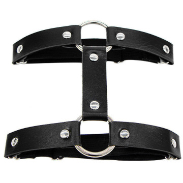 Adult Gothic Punk Jewelry: Adjustable Leather Leg Rings for Special Interest