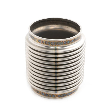 2 inci stainless steel auto knalpot fleksibel di bawah