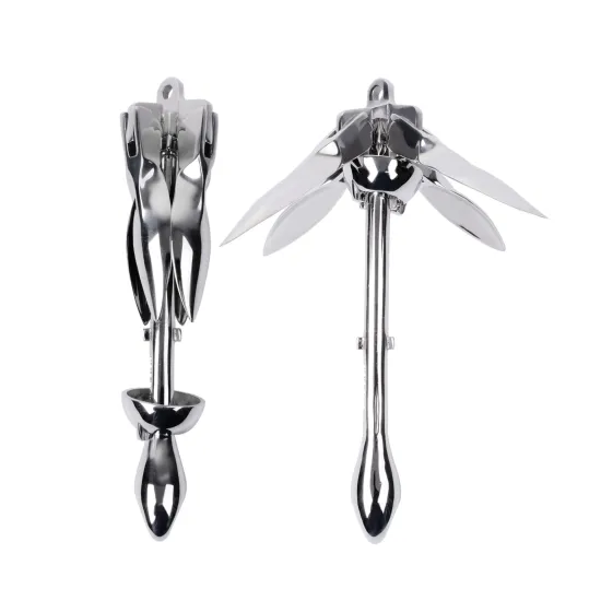 Hot Sale Stainless Steel 316 Marine Wharf Folding Anchor