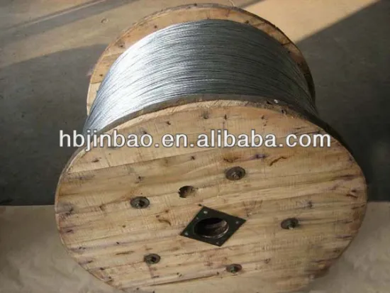 ASTM475 galvanized steel wire strand