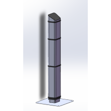 Pase de charge de véhicule électrique de profil en aluminium